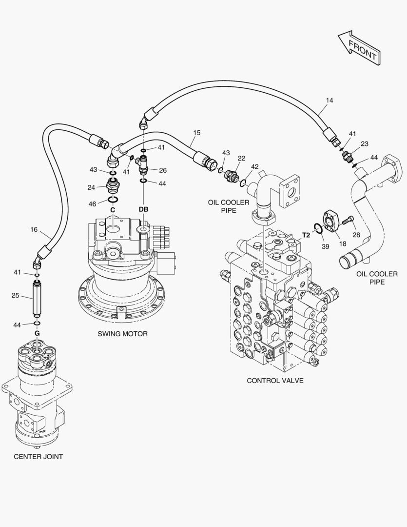 ТУБОПРОВОД МАСЛЯНОГО РАДИАТОРА(2)