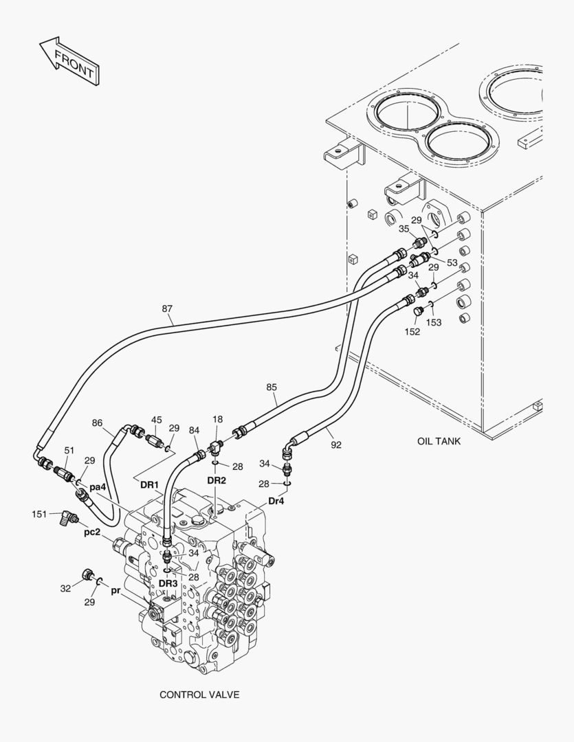 ТРУБОПРОВОД СЕРВОУПРАВЛЕНИЯ(5)