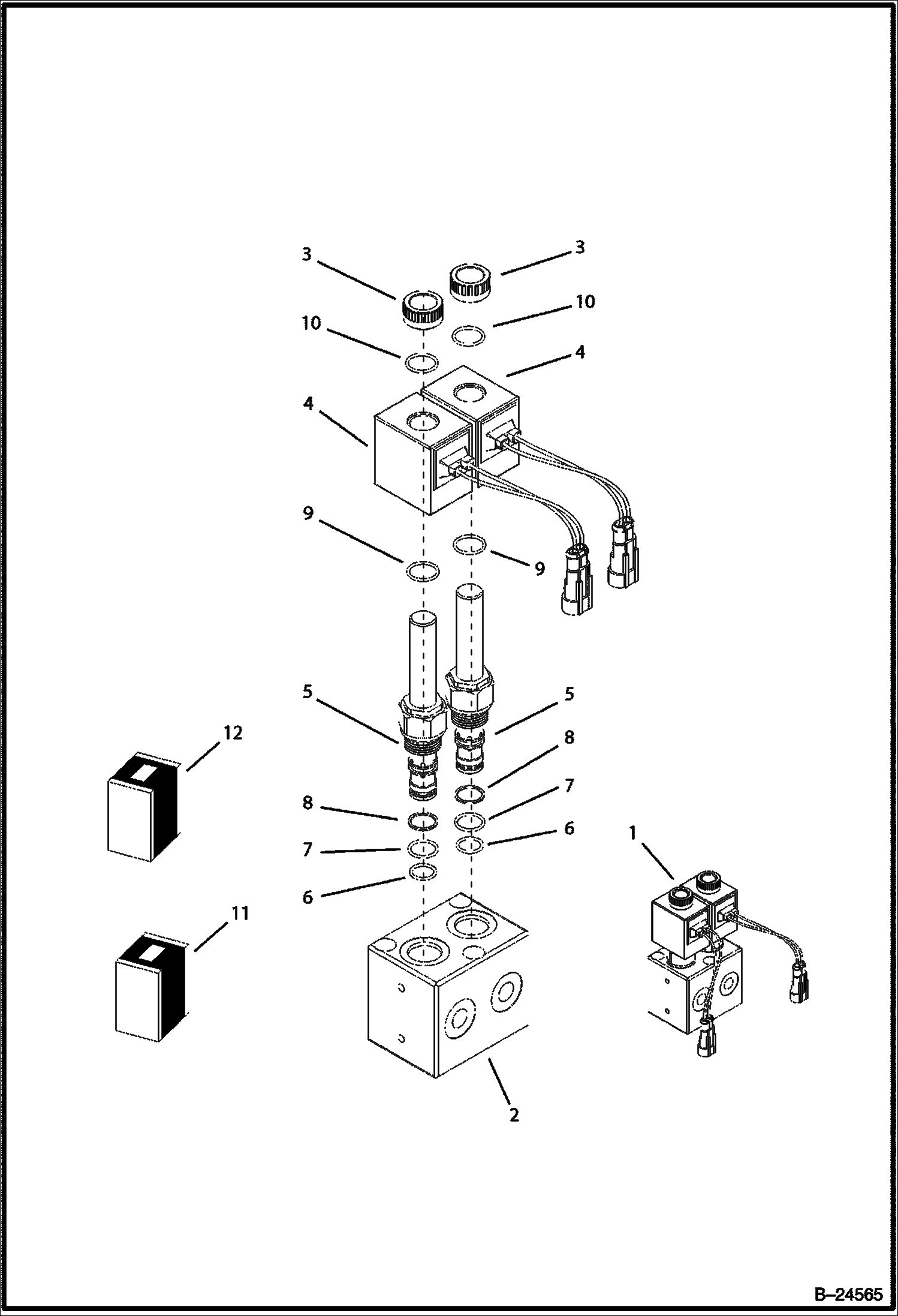 СХЕМА ГИДРАВЛИЧЕСКОЙ СИСТЕМЫ КЛАПАН