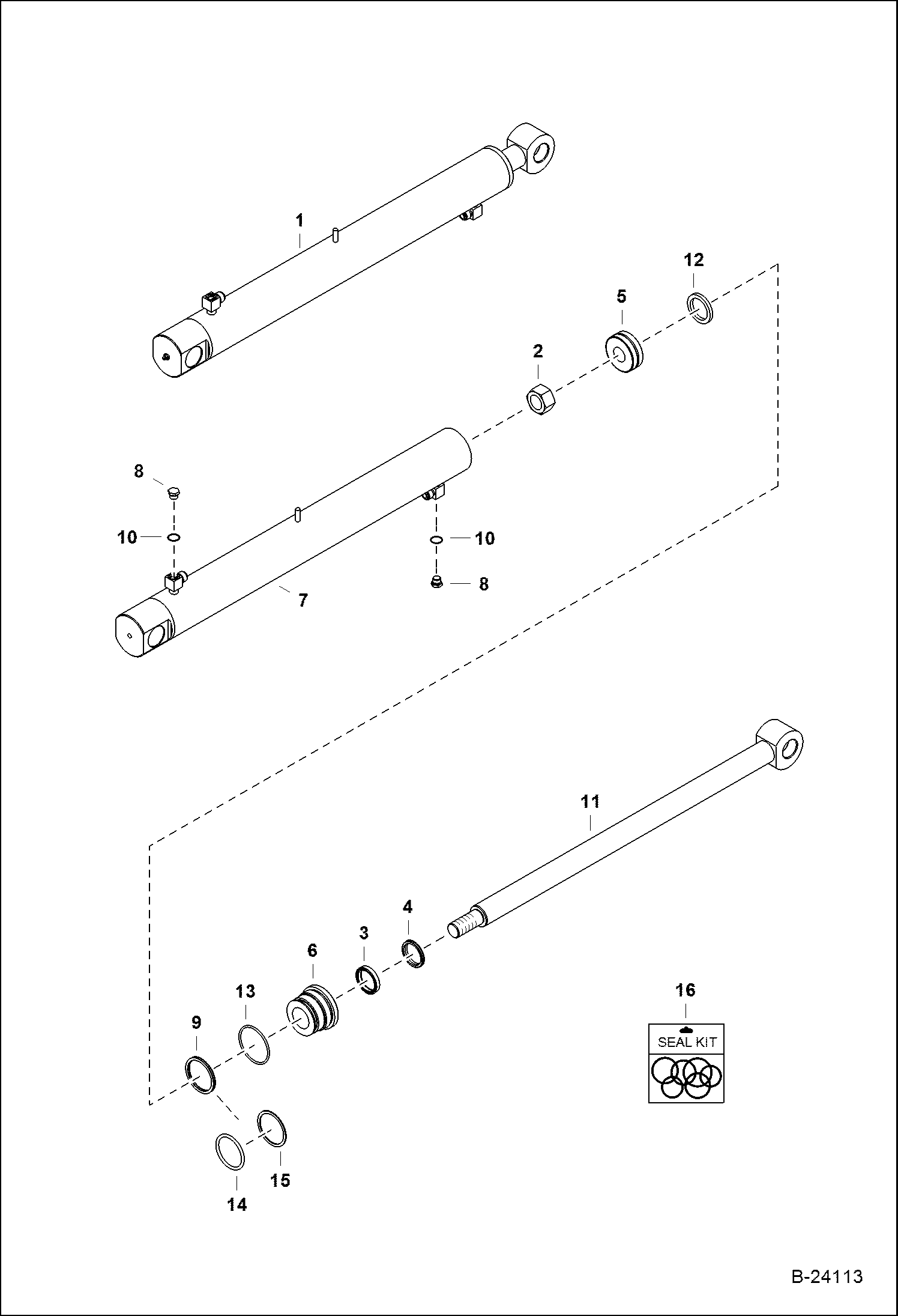 ГИДРОЦИЛИНДР ПОДЪЕМА (ЗАГРУЗОЧНЫЕ ЛАПЫ)