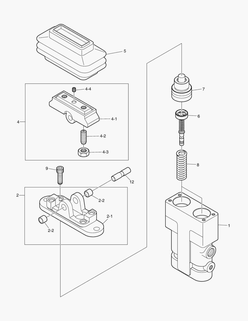 Спецтехника 4550 PEDAL VALVE