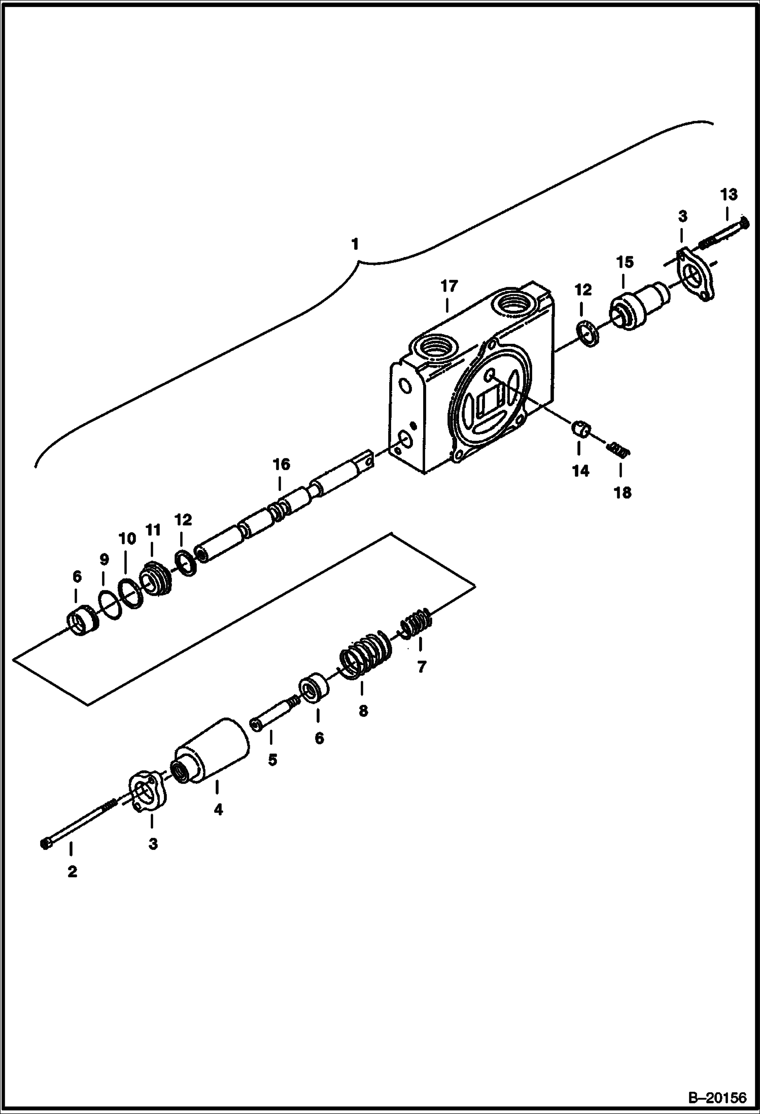 СЕКЦИЯ РАСПРЕДЕЛИТЕЛЯ (СТРЕЛА, КОВШ И РУКОЯТЬ)