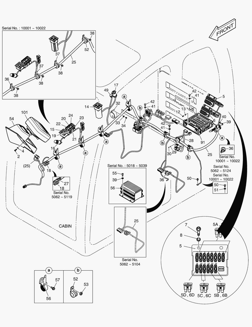 1711 ELECTRIC PARTS - CABIN [5062~]