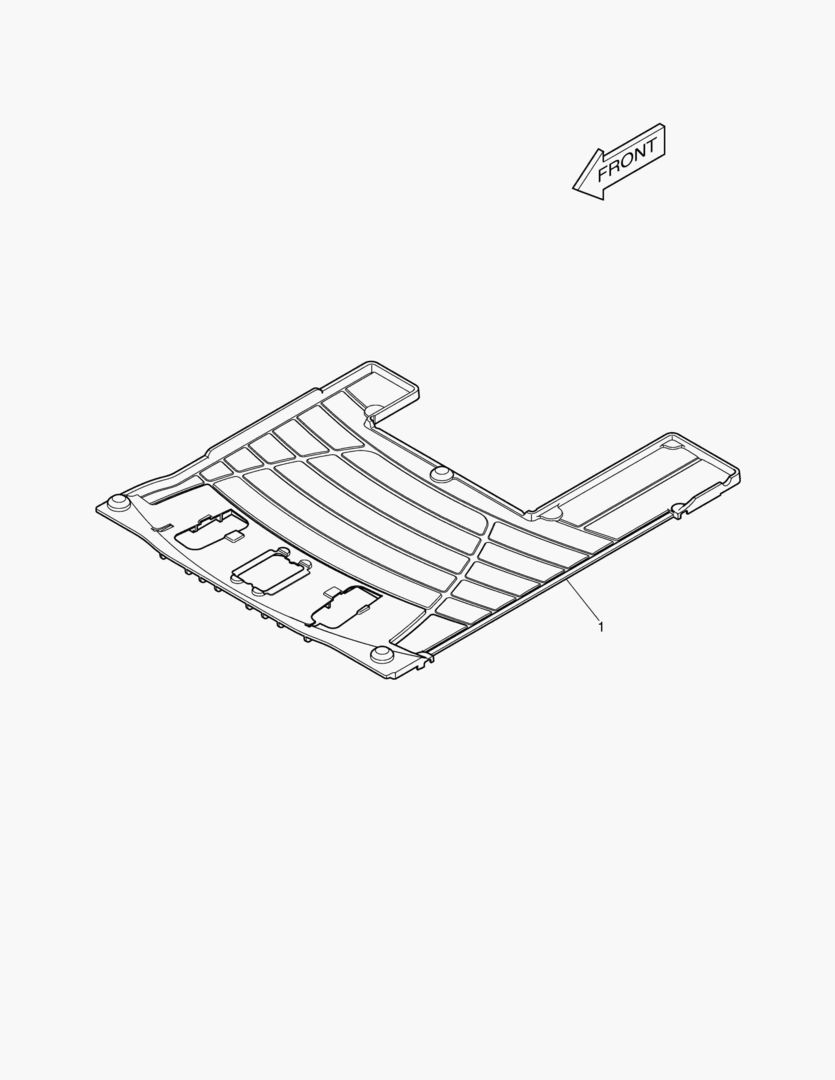 КОВРИК НА ПОЛУ КУЗОВА