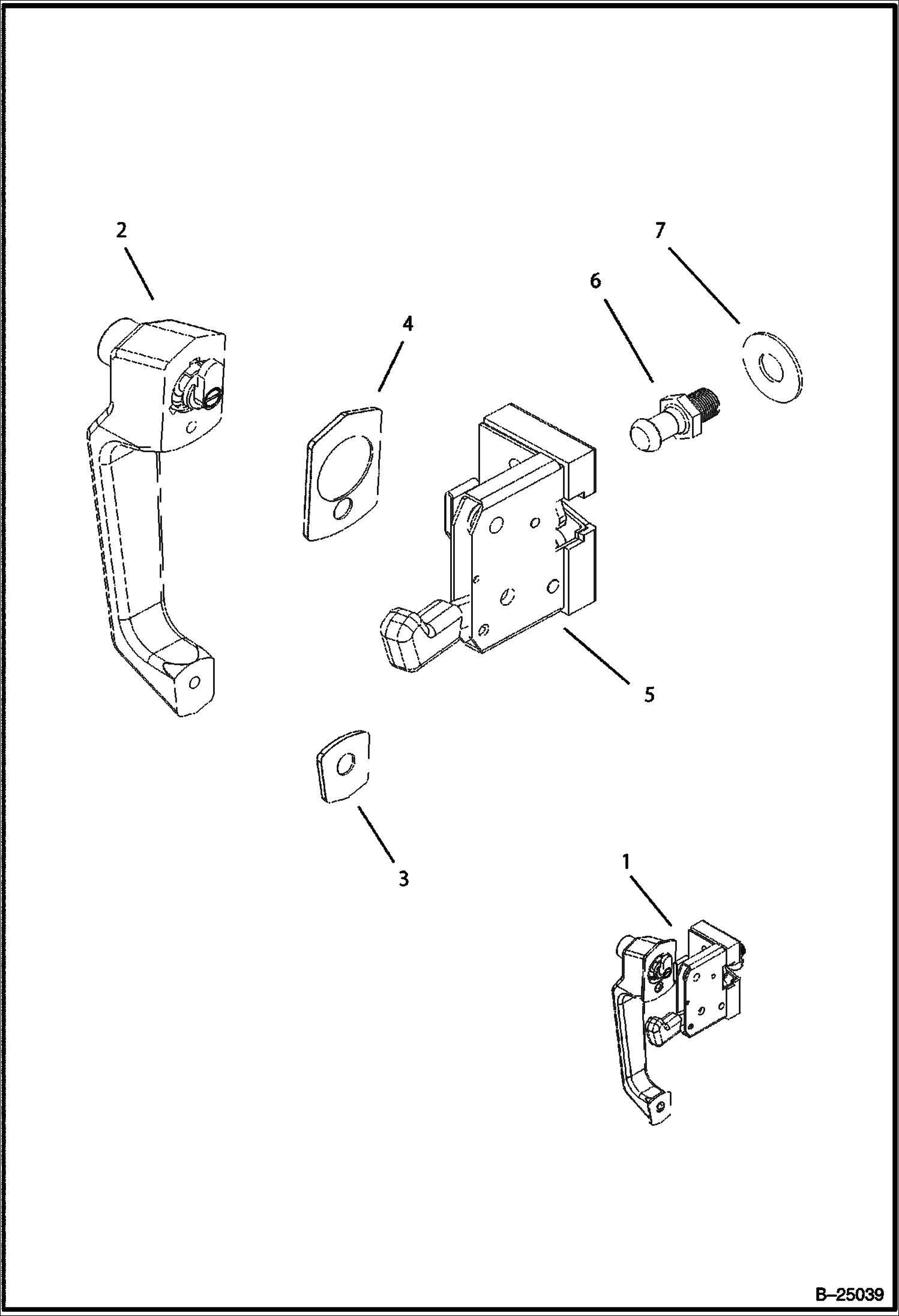 Схема СИСТЕМА ЗАЩИТЫ ОТ ПАДАЮЩИХ ПРЕДМЕТОВ (FOPS) НА ЗАМКЕ