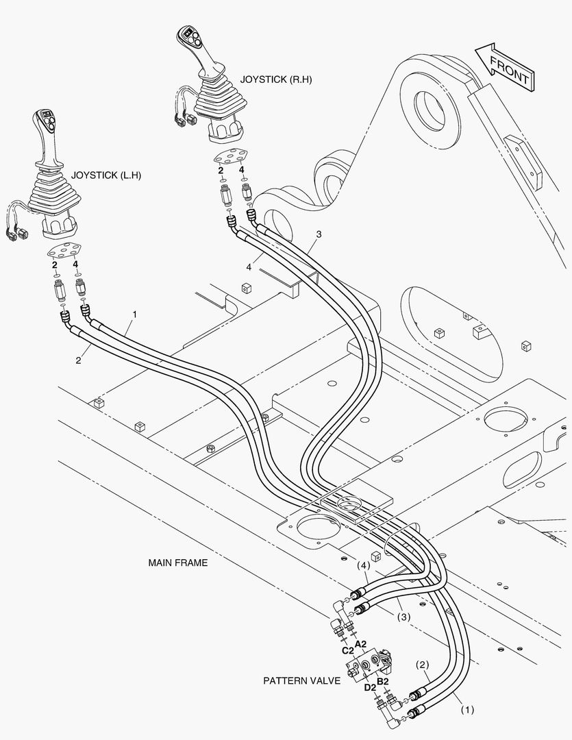 ТРУБОПРОВОД СЕРВОУПРАВЛЕНИЯ - ИЗМЕНЕНИЕ РЕЖИМА(2)