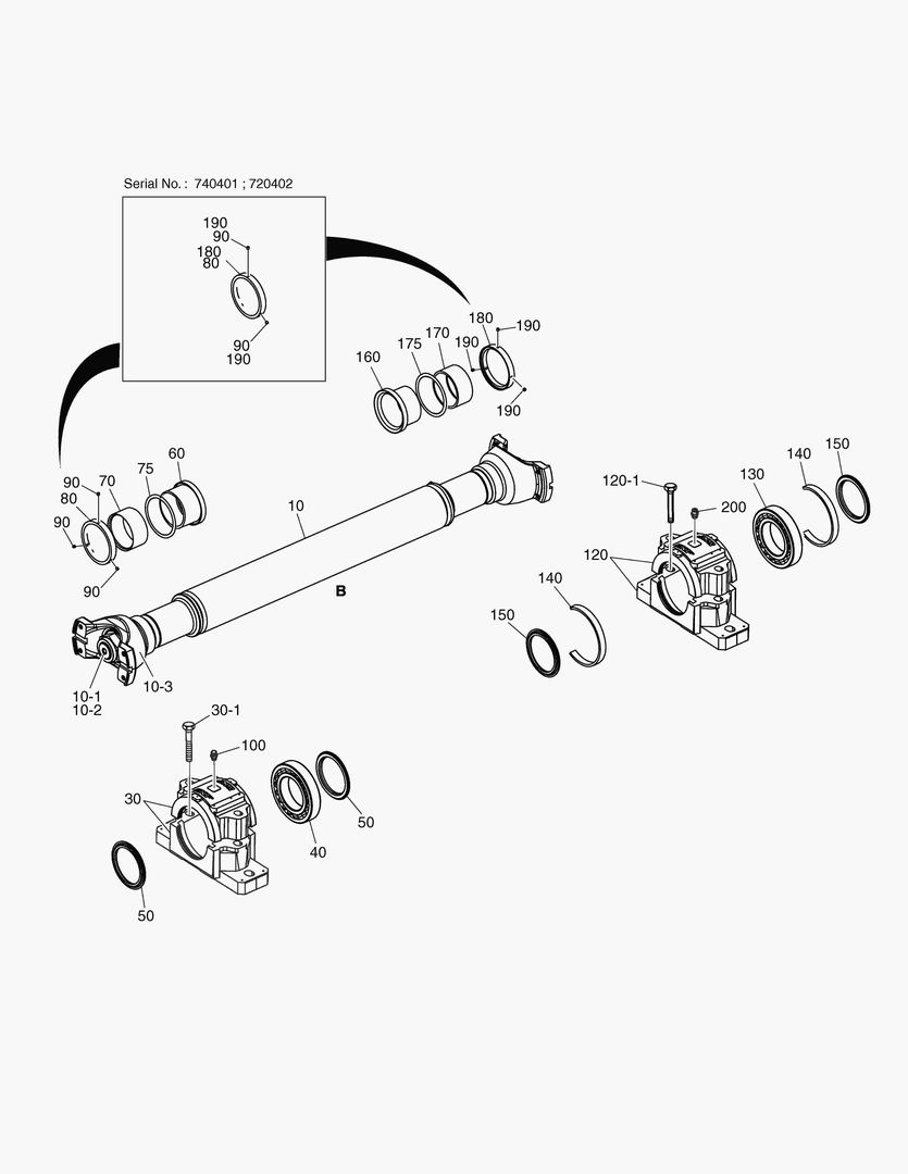 G110-30 INTERMEDIATE SHAFTS