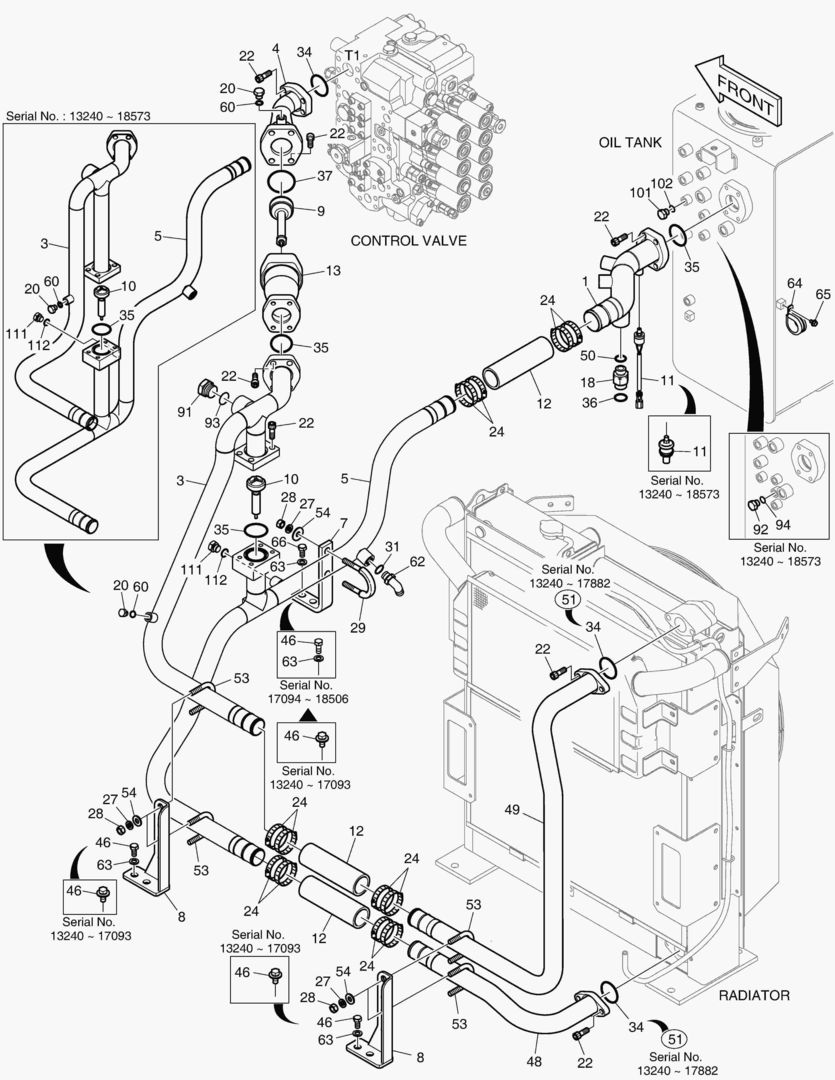 ТУБОПРОВОД МАСЛЯНОГО РАДИАТОРА(2)