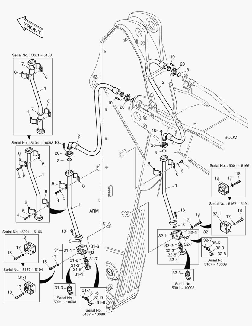 Спецтехника 6940 ARM PIPING - ONE & TWO WAY (ARM 3.35m) - главное фото