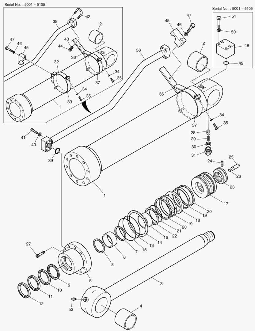 Спецтехника 4240 ARM CYLINDER [5001~5593] - главное фото