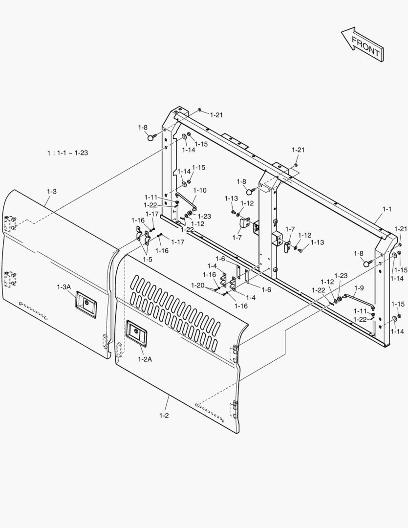 БОКОВАЯ ДВЕРЬ -ЛЕВОСТОРОННИЙ(НЕ В ТРОПИЧЕСКИХ УСЛОВИЯХ)