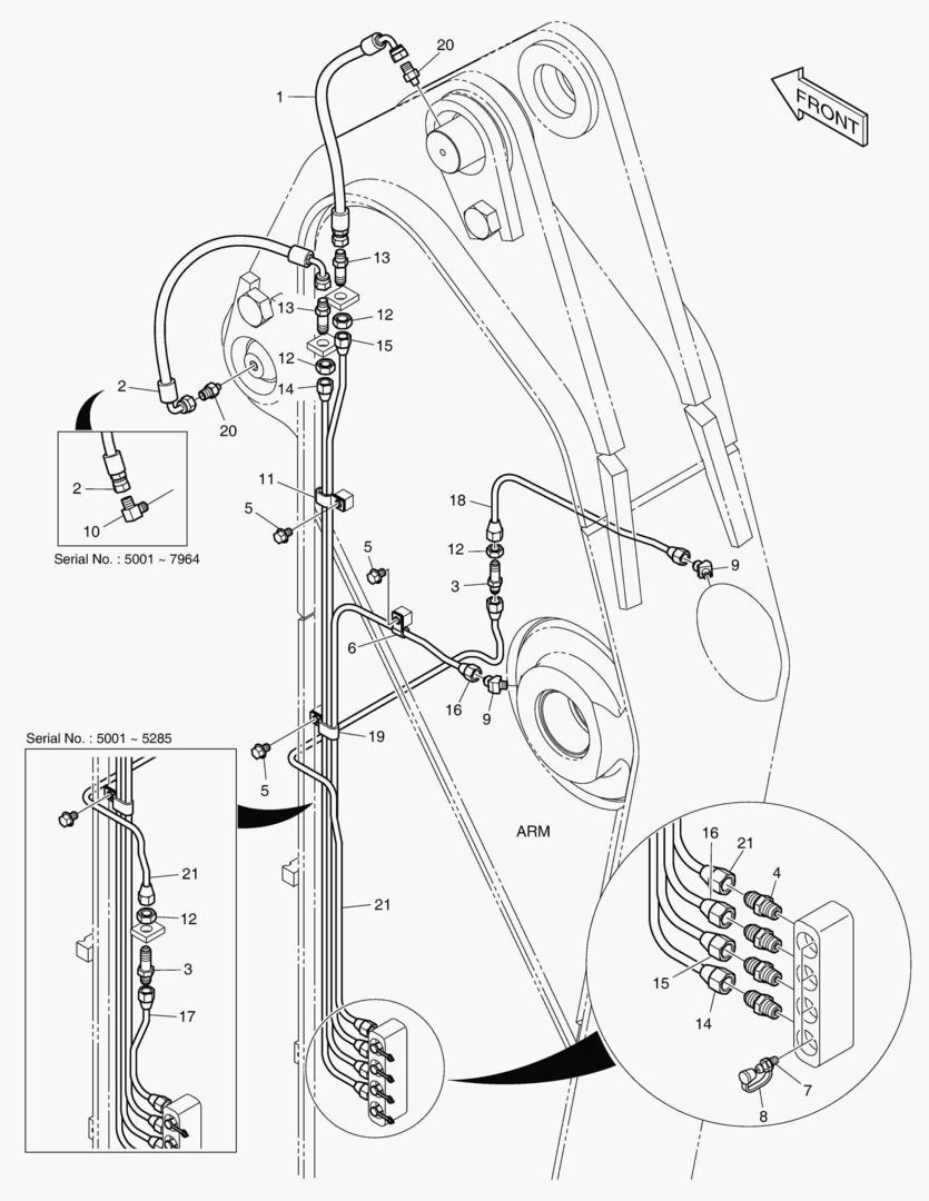 ТРУБОПРОВОД СМАЗОЧНОЙ СИСТЕМЫ - РУКОЯТЬ 2.4 м