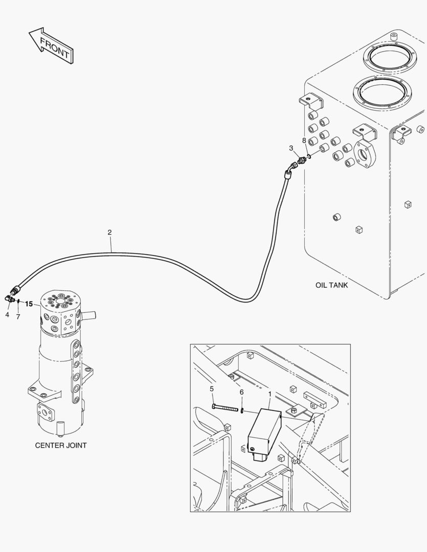 1460 PILOT PIPING(13) - INDE OUTRIGGER