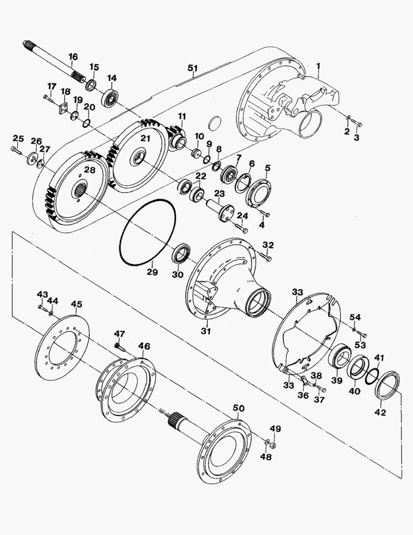 G038-5 DRIVE LINE; REAR