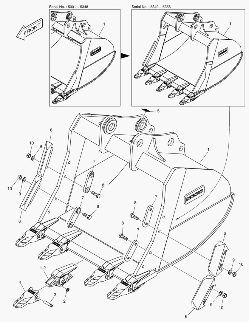 7970 BUCKET ASSВґY - 1.23mВі - S CLASS