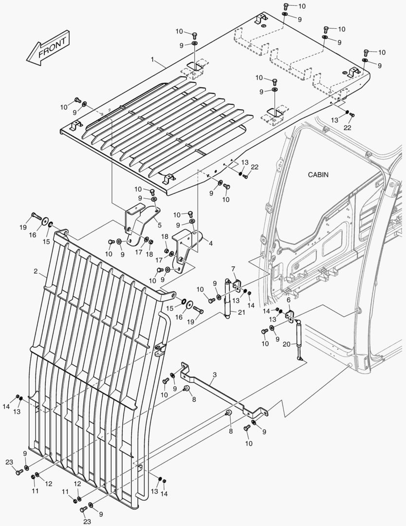 Схема ЗАЩИТНЫЙ КОРПУС ПРОТИВОТУМАННЫХ ФАР В СБОРЕ