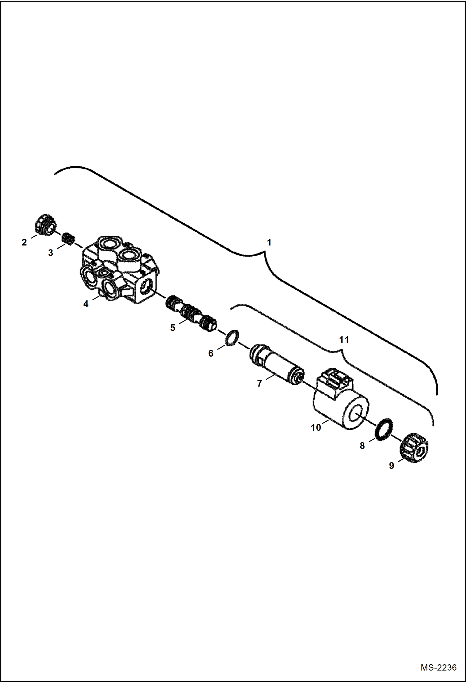 ОДИН КЛАПАН (СЕРИЙНЫЙ НОМЕР 520612037 И ВЫШЕ, 522411118 И ВЫШЕ)