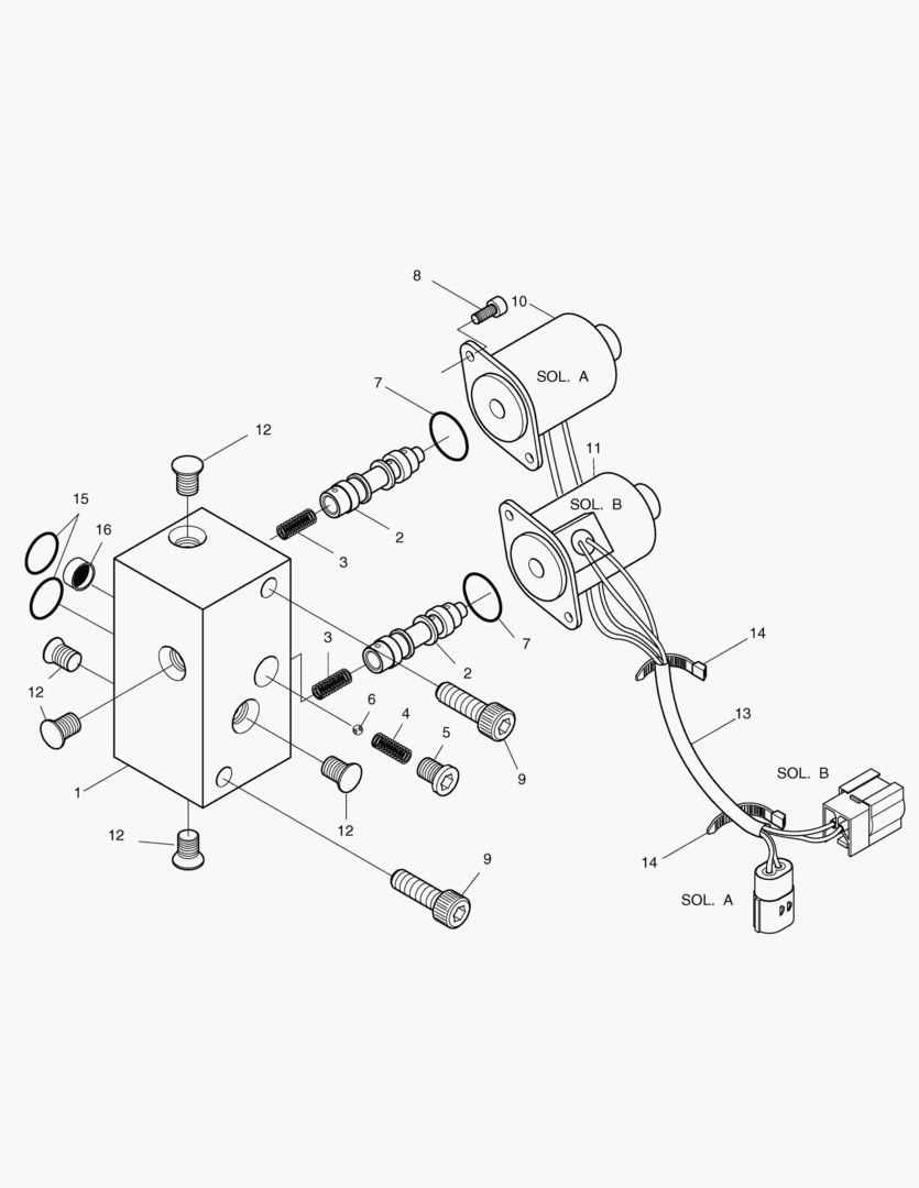 ОСНОВНОЙ НАСОС-СОЛЕНОИДНЫЙ КЛАПАН