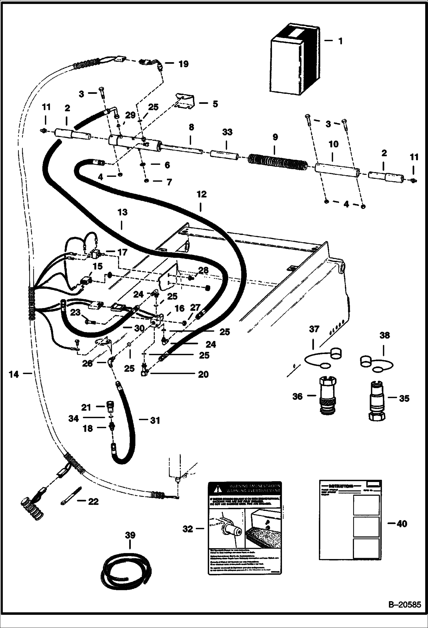 ЭКСКАВАТОР-ПОГРУЗЧИК (МОНТАЖНЫЙ КОМПЛЕКТ) (913)