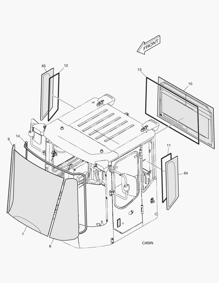 КАБИНА(5) - СТЕКЛО