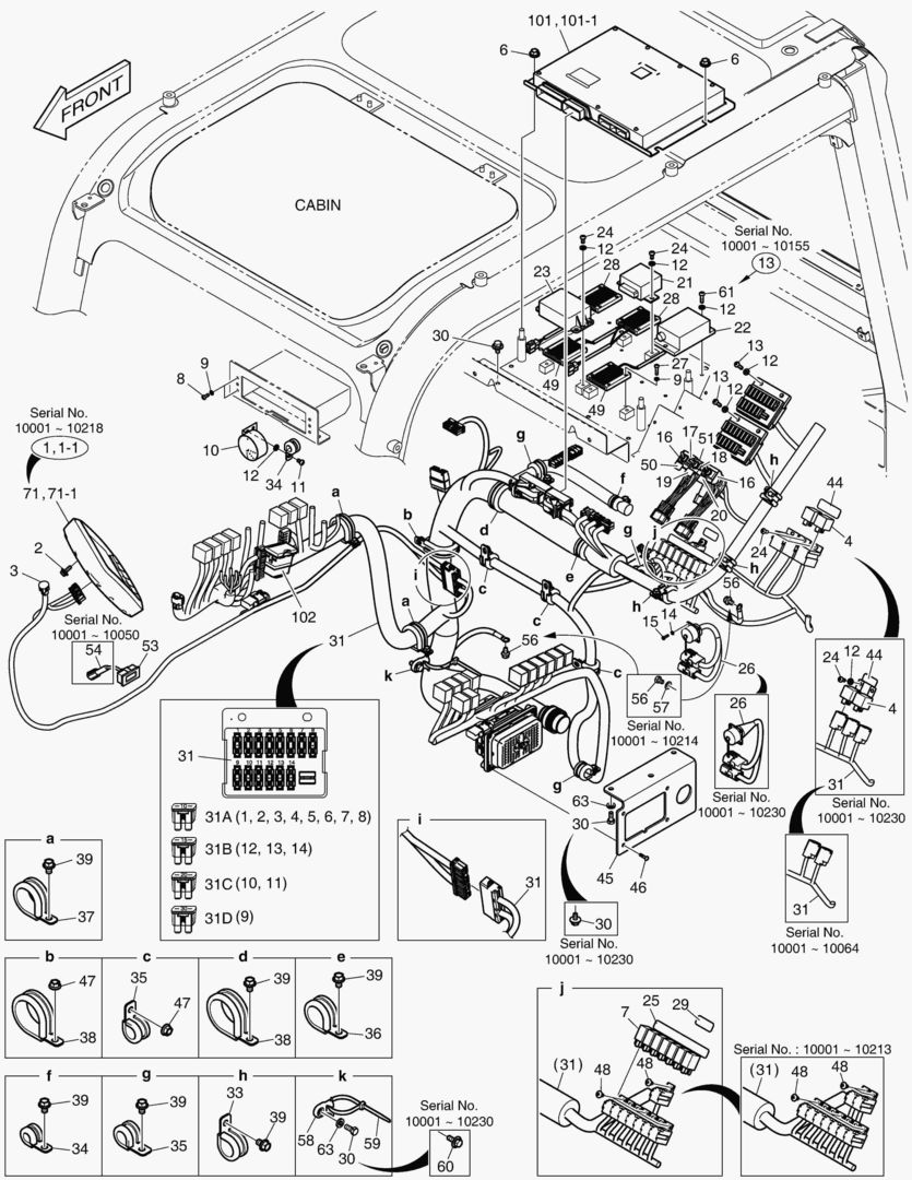 ЭЛЕКТРИЧЕСКИЕ ЗАПЧАСТИ - КАБИНА