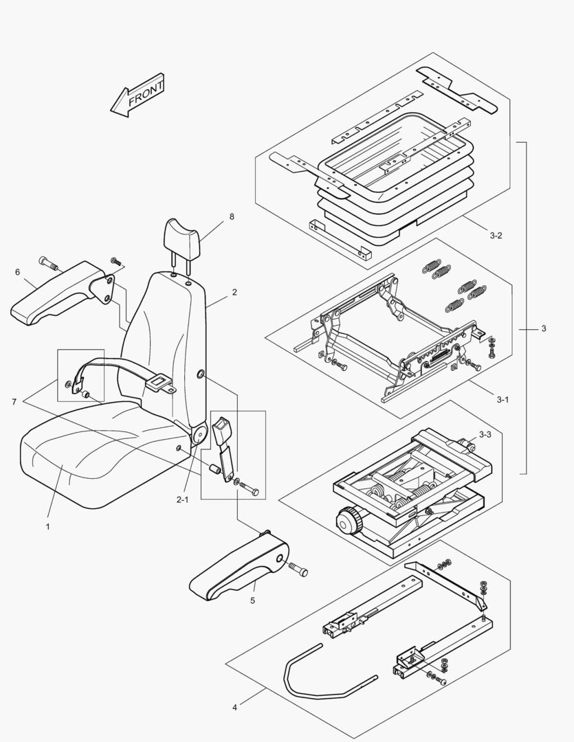 1430 SEAT-EXCEPT EUROPE & U.S.A