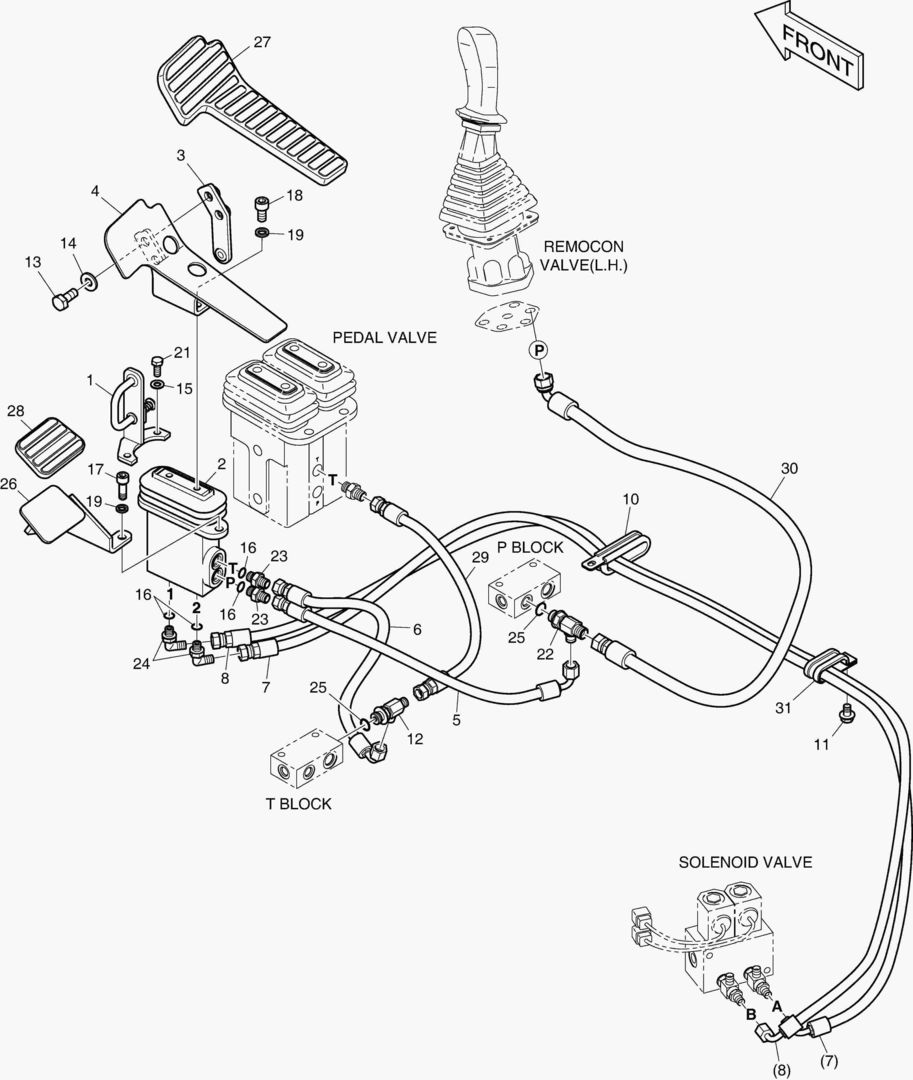 ТРУБОПРОВОД СЕРВОУПРАВЛЕНИЯ(2)-ВРАЩАЮЩИЙСЯ