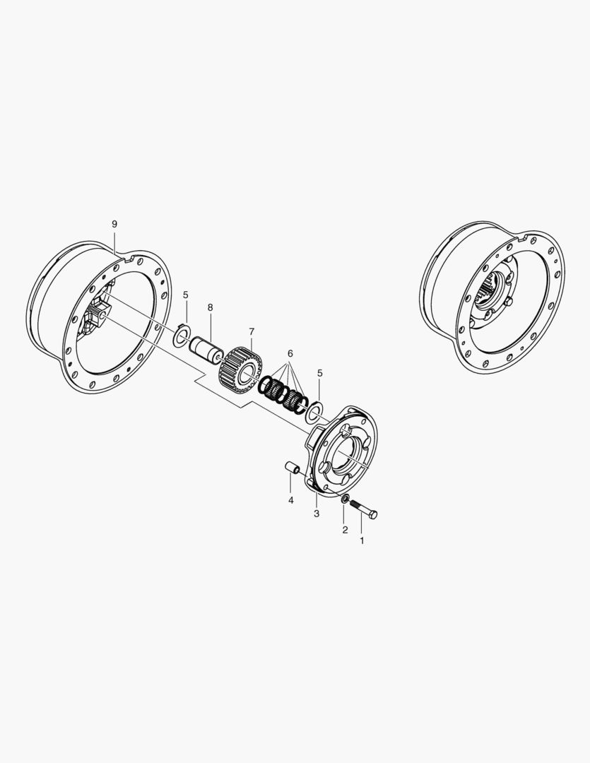 G091-80 PLANETARY GEAR DRIVE ASS Y [7X1021~7X1189]