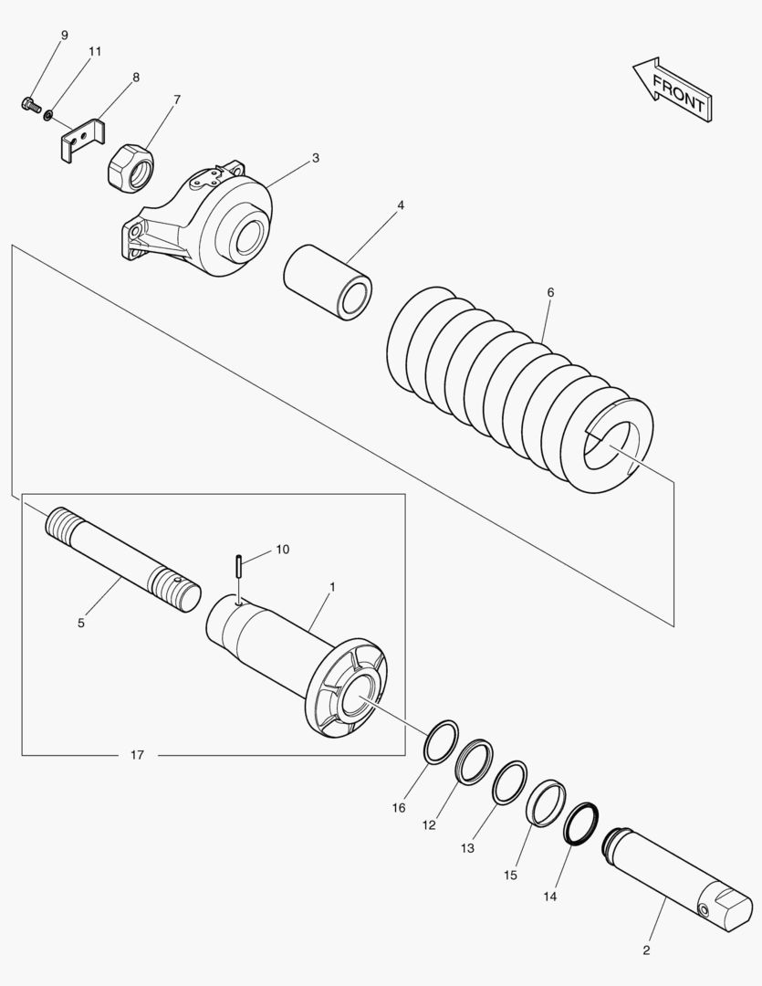 ПРУЖИНЫ ГУСЕНИЦЫ