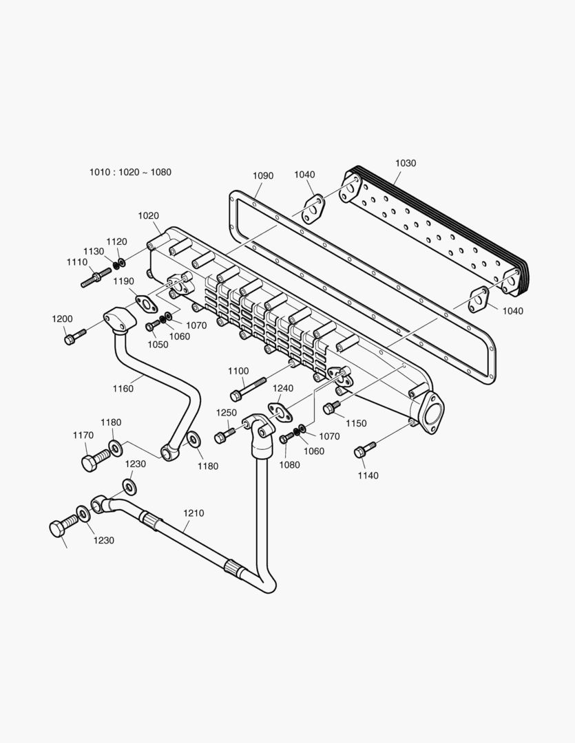 190 OIL COOLER [254~]