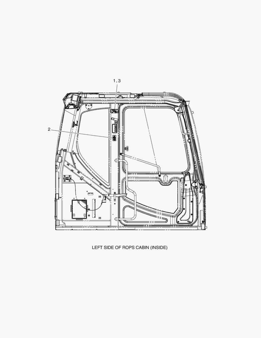 ПРЕДУПРЕЖДАЮЩАЯ ТАБЛИЧКА - СИСТЕМА ЗАЩИТЫ ПРИ ОПРОКИДЫВАНИИ