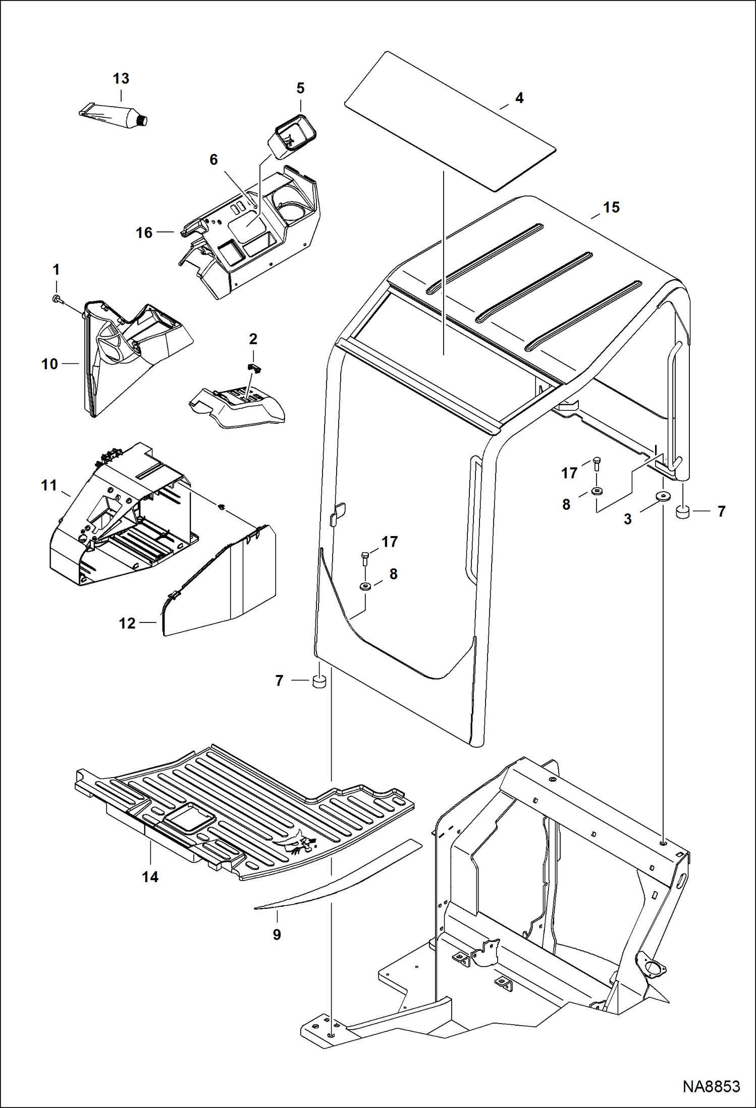 КРЫША НАД СИДЕНЬЕМ ВОДИТЕЛЯ