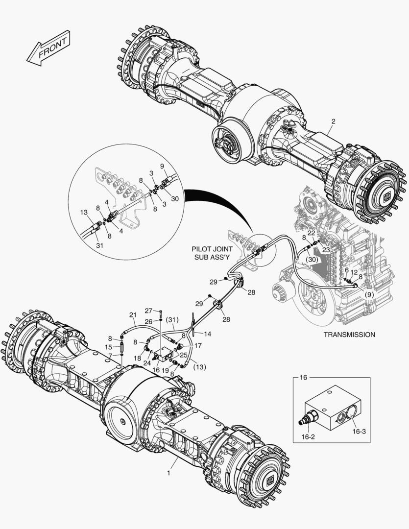 ОСЬ В СБОРЕ - РАЗНЫЕ ЗАМКИ