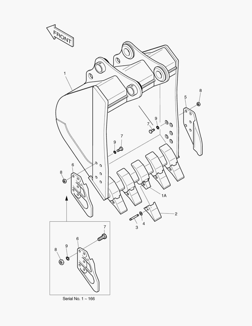3120 BUCKET-0.93mВі