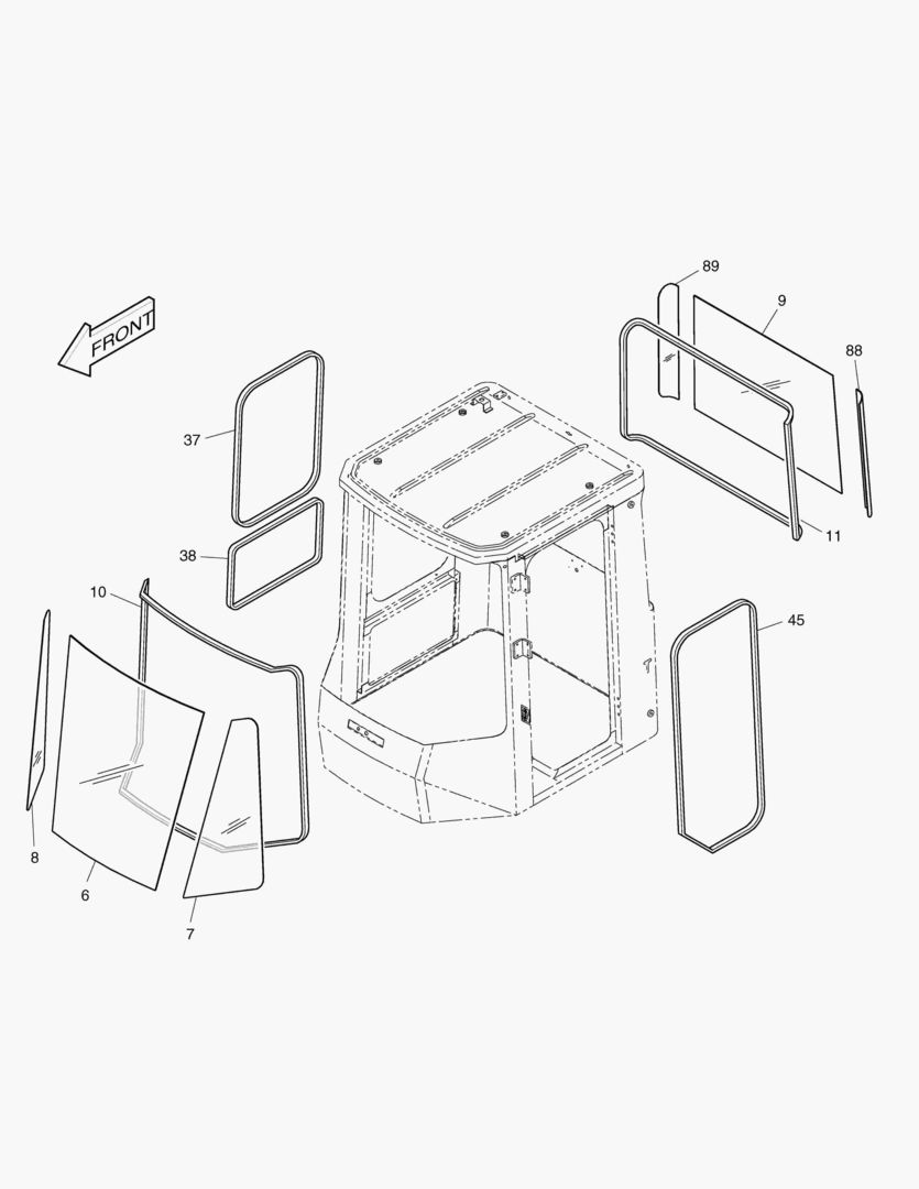 1710 CABIN(3)-ROPS & FOPS