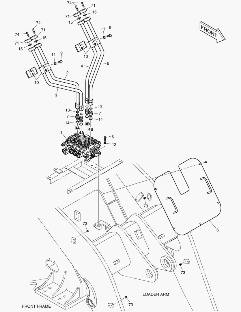 РЕКУЛИРУЮЩИЙ КЛАПАН ТРУБОПРОВОДА - 4 КАТУШКИ
