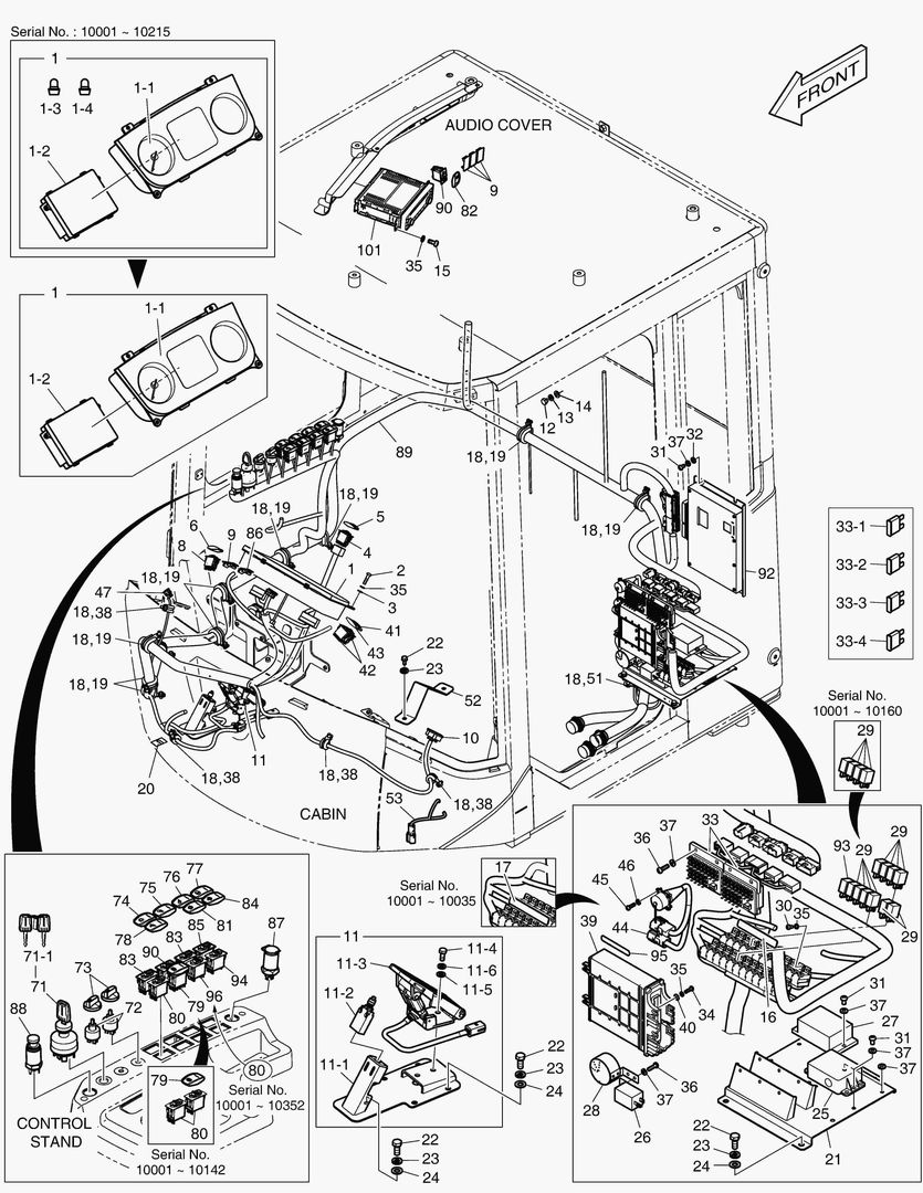 ЭЛЕКТРИЧЕСКИЕ ЗАПЧАСТИ - КАБИНА