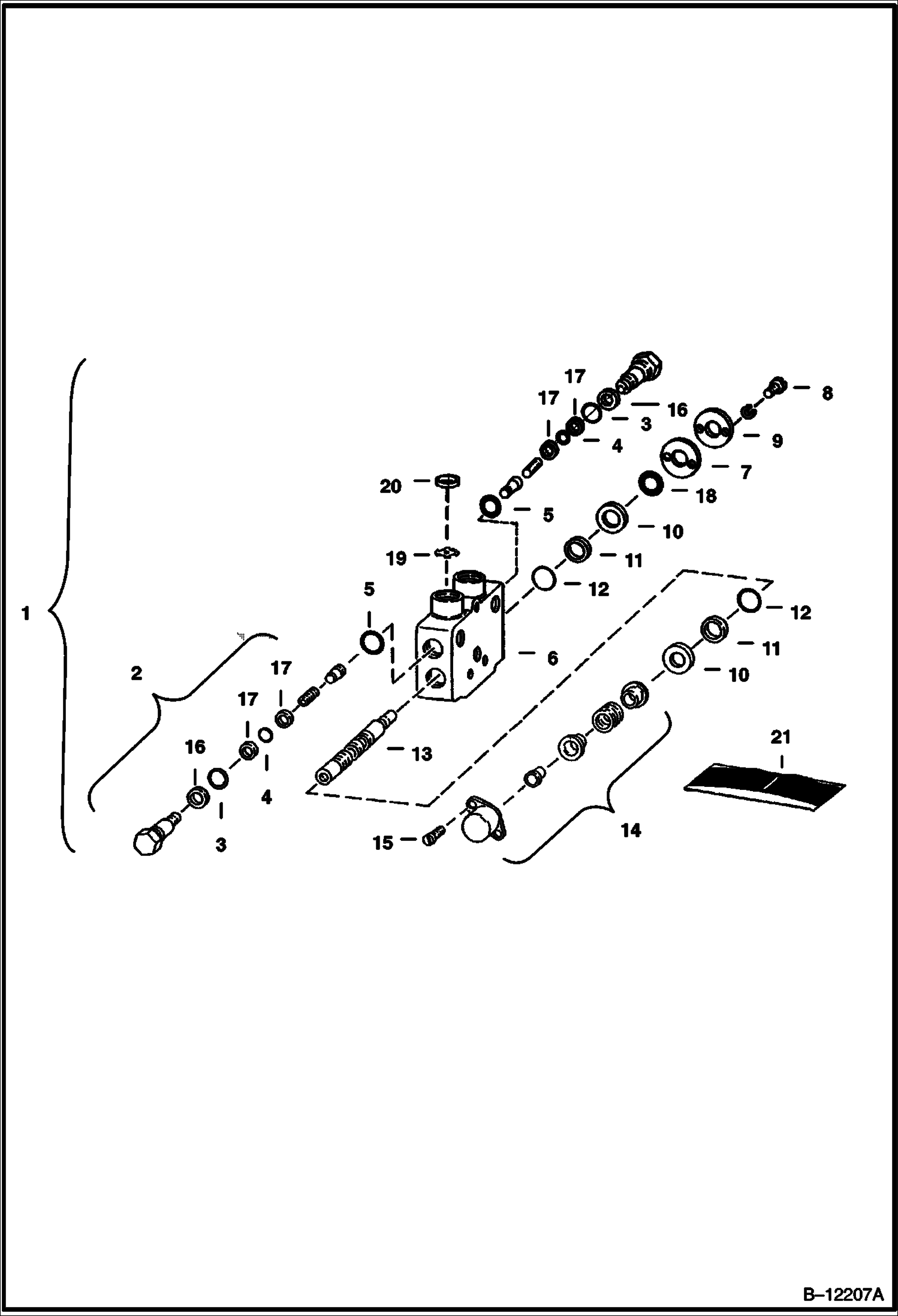 ЭКСКАВАТОР-ПОГРУЗЧИК (СЕКЦИЯ СТРЕЛЫ) (GRESEN) (913 370001136 И ВЫШЕ)