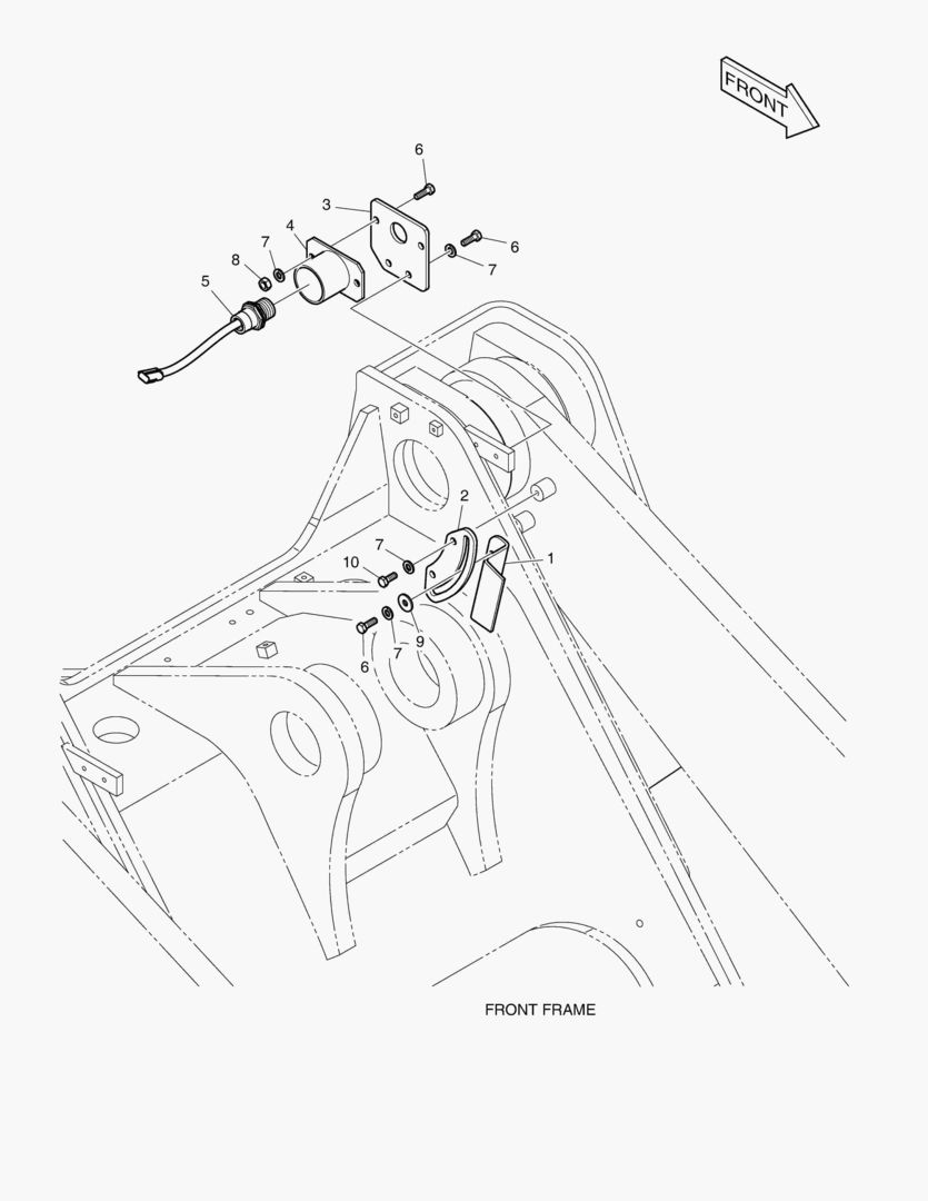 УДАРНАЯ РУКОЯТЬ ПОДЪЕМА В СБОРЕ