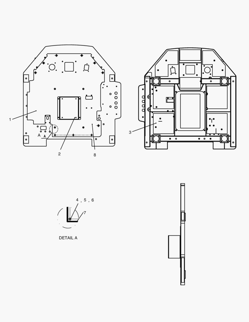 Спецтехника 5432 STAND ASSYпј€2SP MECHANICAL LEVERпј‰ [10302 ~ 10527] - главное фото