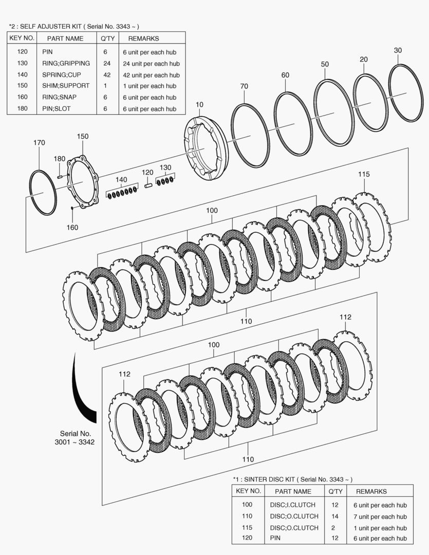 Спецтехника 3390 BRAKE-REAR AXLE [3001~10381] - главное фото