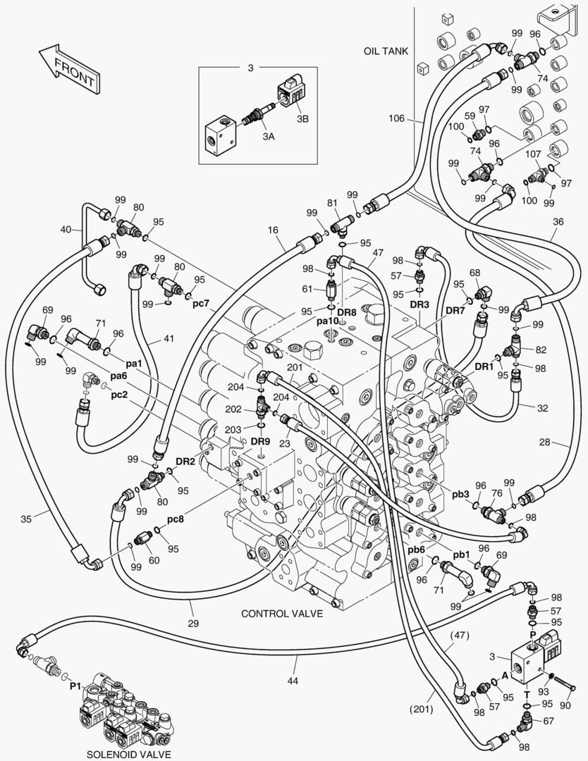 ТРУБОПРОВОД СЕРВОУПРАВЛЕНИЯ(5)