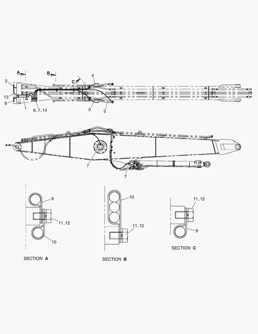 ТРУБОПРОВОД СМАЗОЧНОЙ СИСТЕМЫ - СТРЕЛА