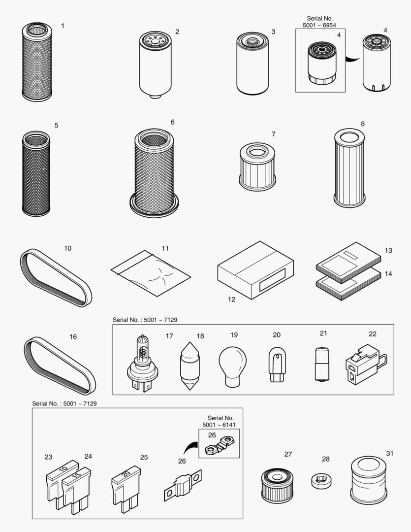 Спецтехника 5110 SPARE PARTS