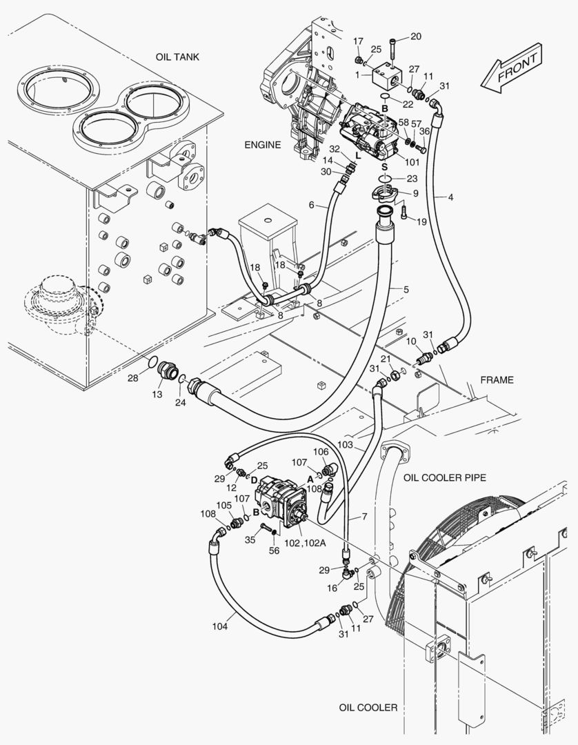 ГЛАВНАЯ МАГИСТРАЛЬ(6) - ПРИВОД ВЕНТИЛЯТОРА