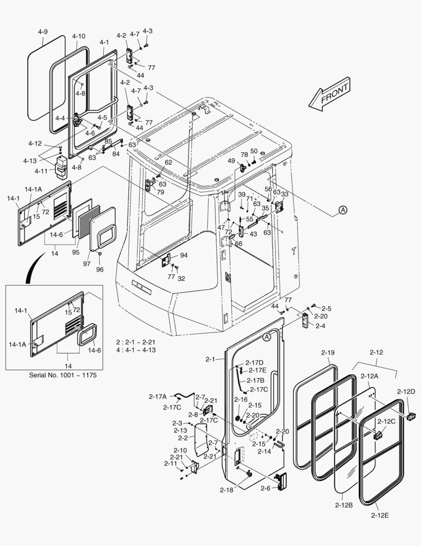 КАБИНА(2)-БЕЗ СИСТЕМЫ ЗАЩИТЫ ПРИ ОПРОКИДЫВАНИИ