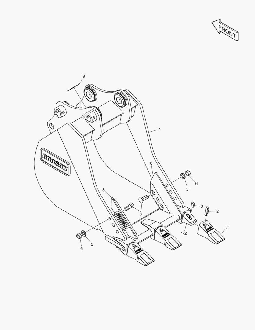 6610 BUCKET ASSВґY - 0.20mВі - G CLASS