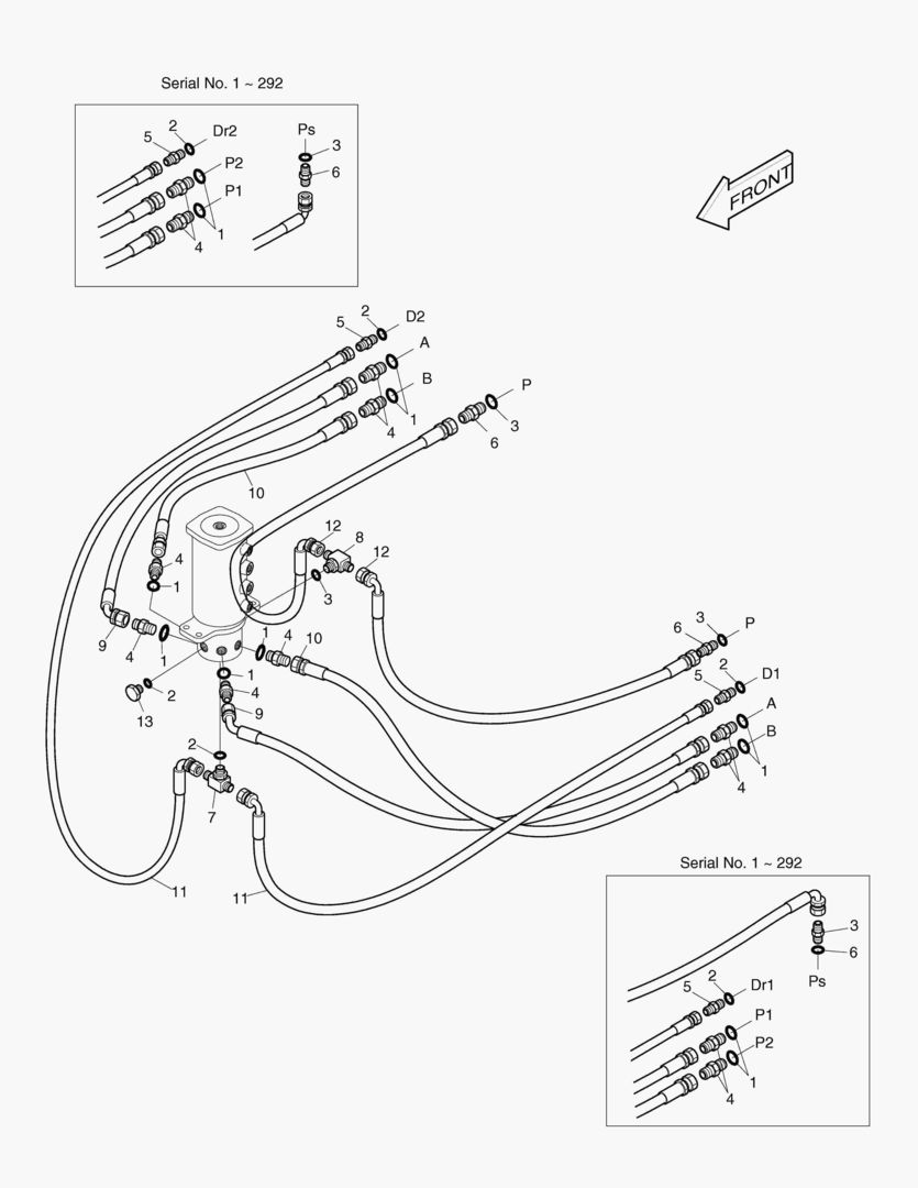 СИСТЕМА ТРУБОПРОВОДА КАРДАННОГО ВАЛА
