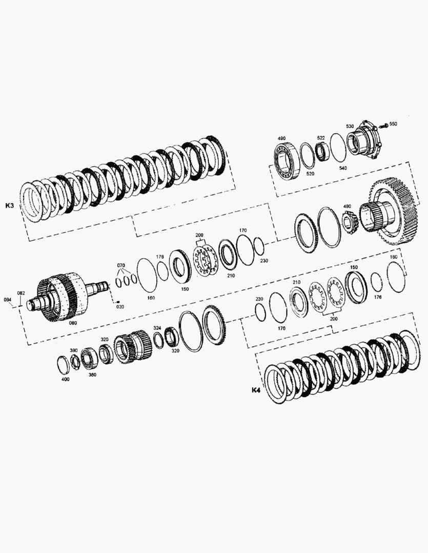 Спецтехника G070-50 COUPLING K3 + K4 [710002~710261] - главное фото